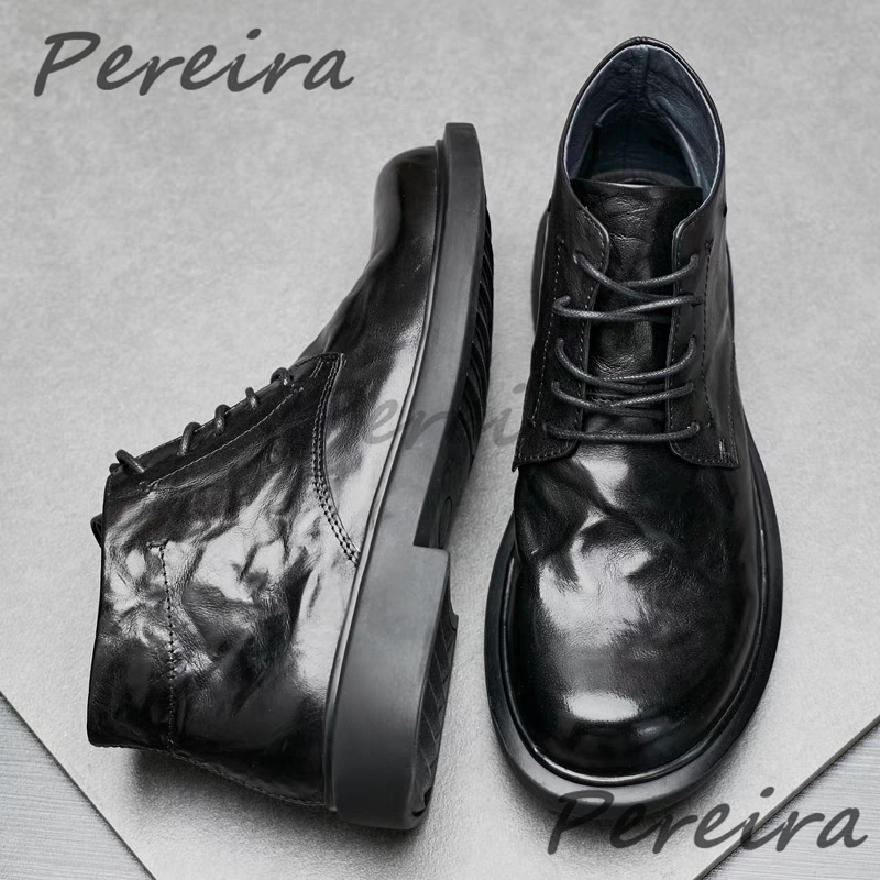 Bottines chaudes en cuir rétro - Men'S Shoes Hoka Sale avis et prix