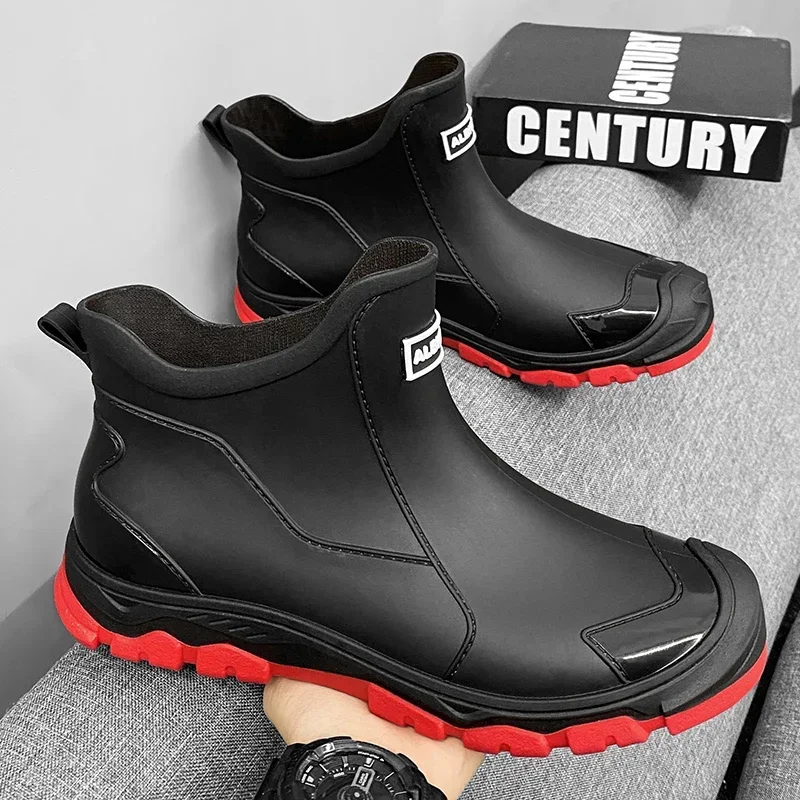 Bottes de pluie courtes et ten - Men'S Shoes Water Resistant avis et prix