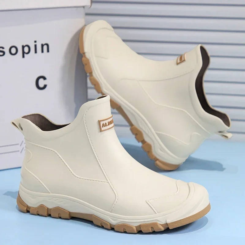Bottes de pluie courtes et ten - Men'S Shoes Water Resistant avis et prix
